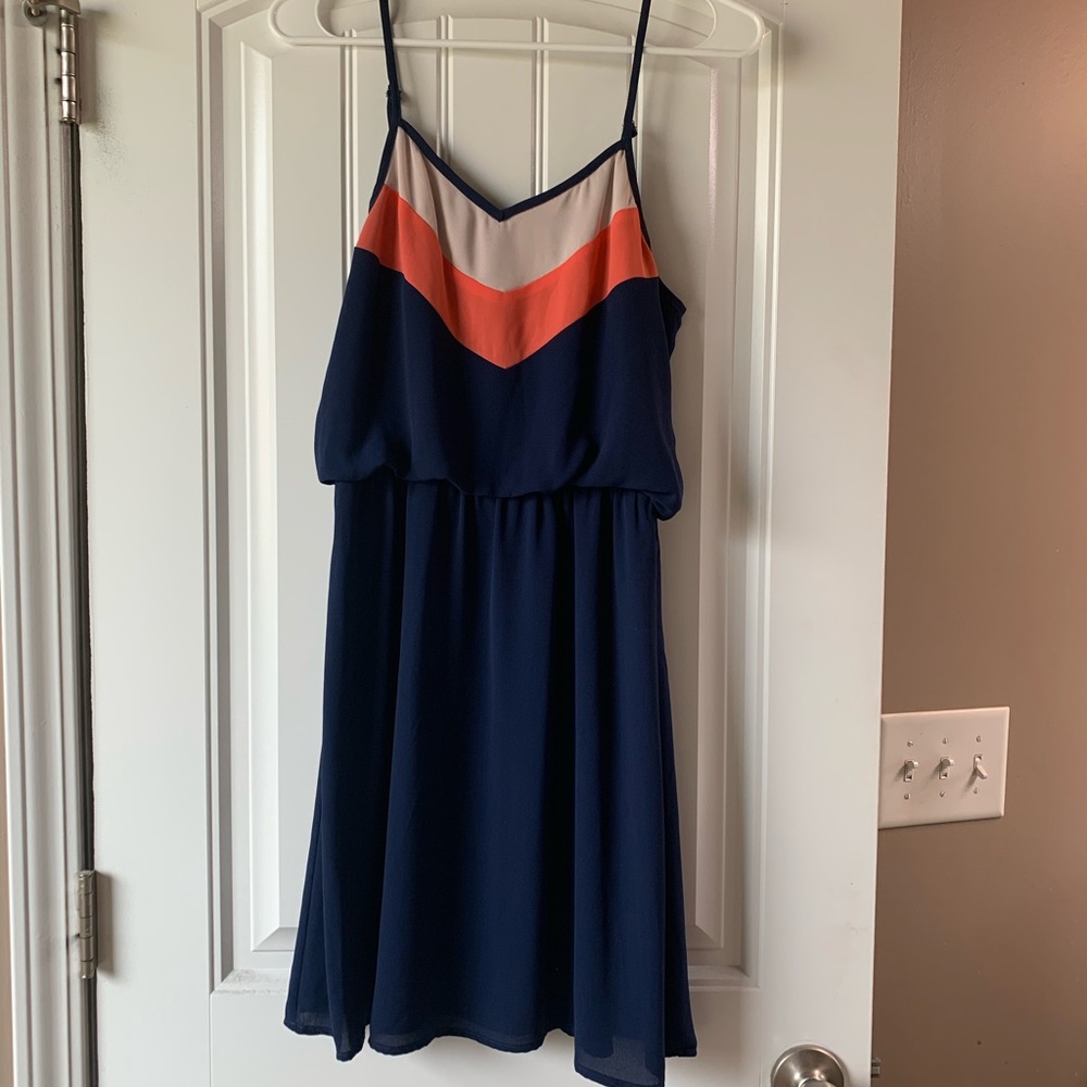 Navy blue dress